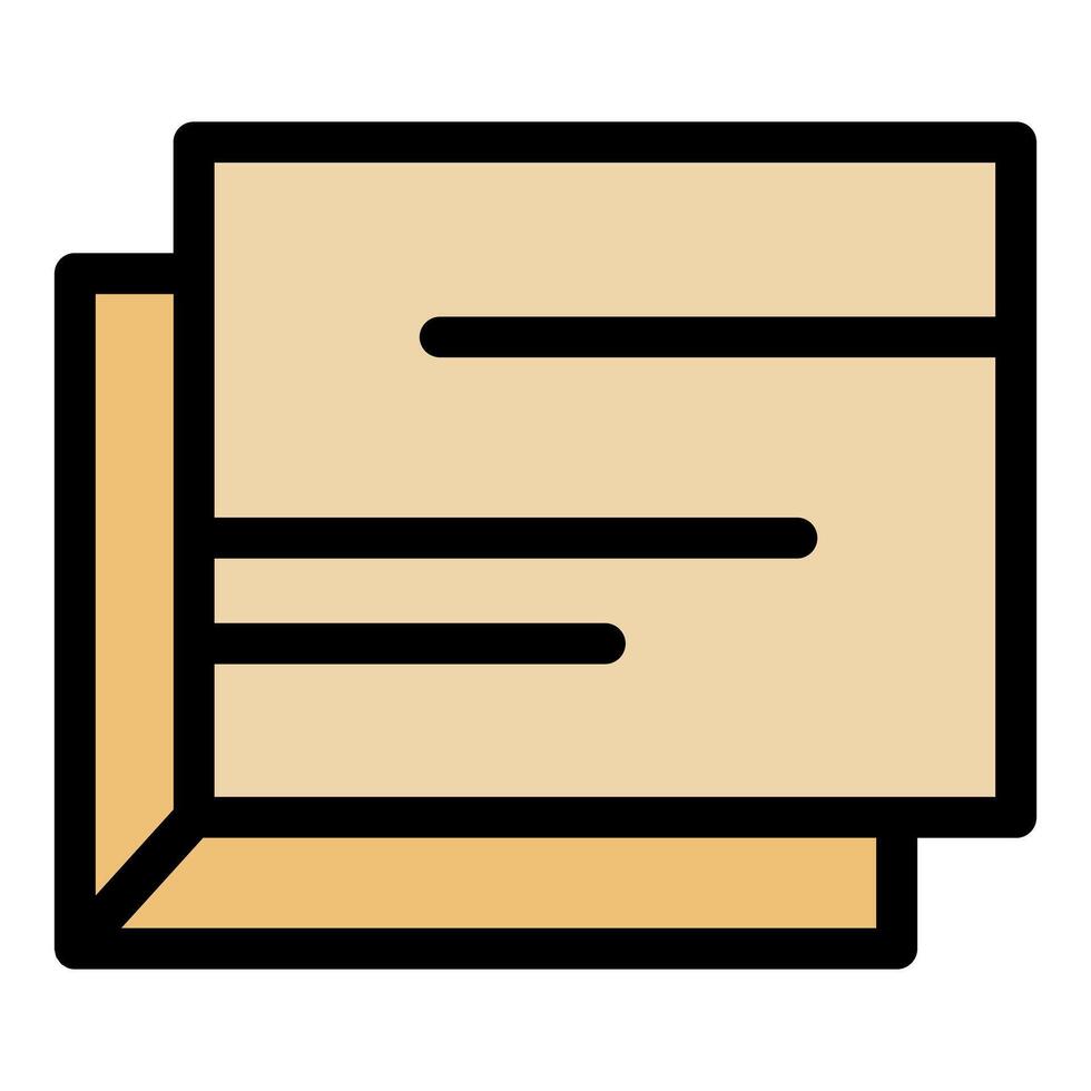 Stack of paper representing documents or invoices vector