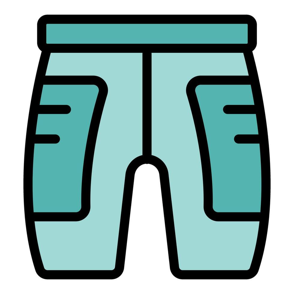 Hunter shorts with pockets showing modern hunting apparel vector