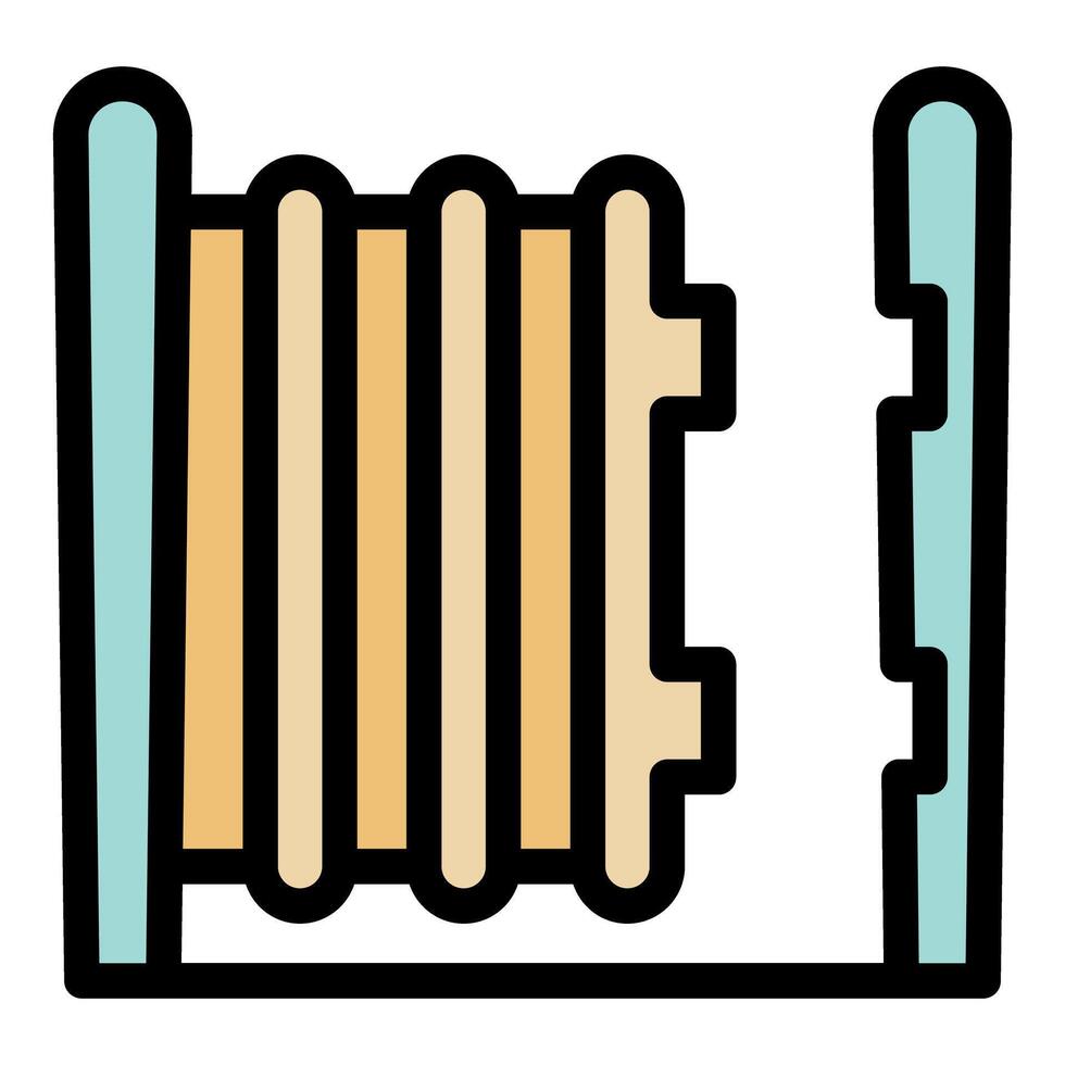 Electric cable drum rotating on a metal frame vector