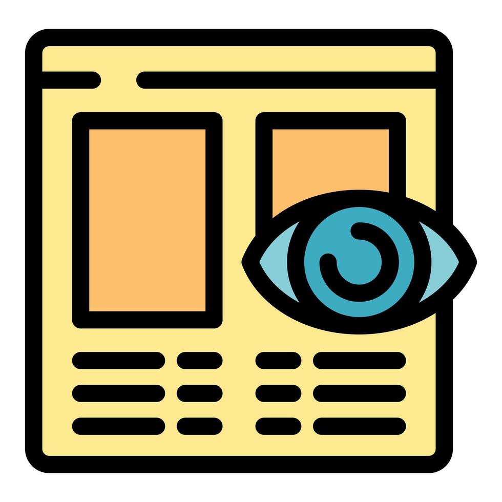 Observing website content, monitoring online information and user behavior vector