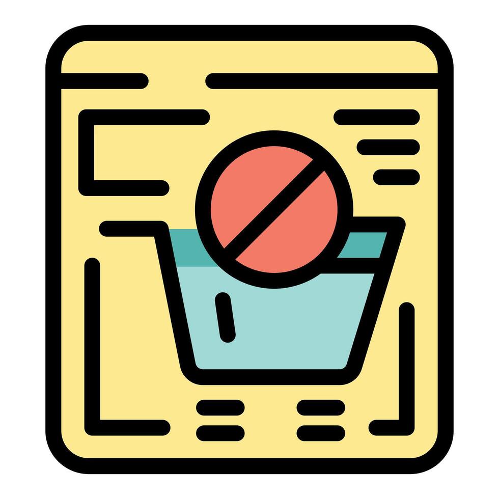 Washing instructions symbol depicting not washing with detergent vector
