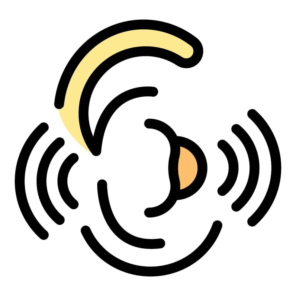 Ear hearing sound waves, cochlea anatomy and auditory system vector