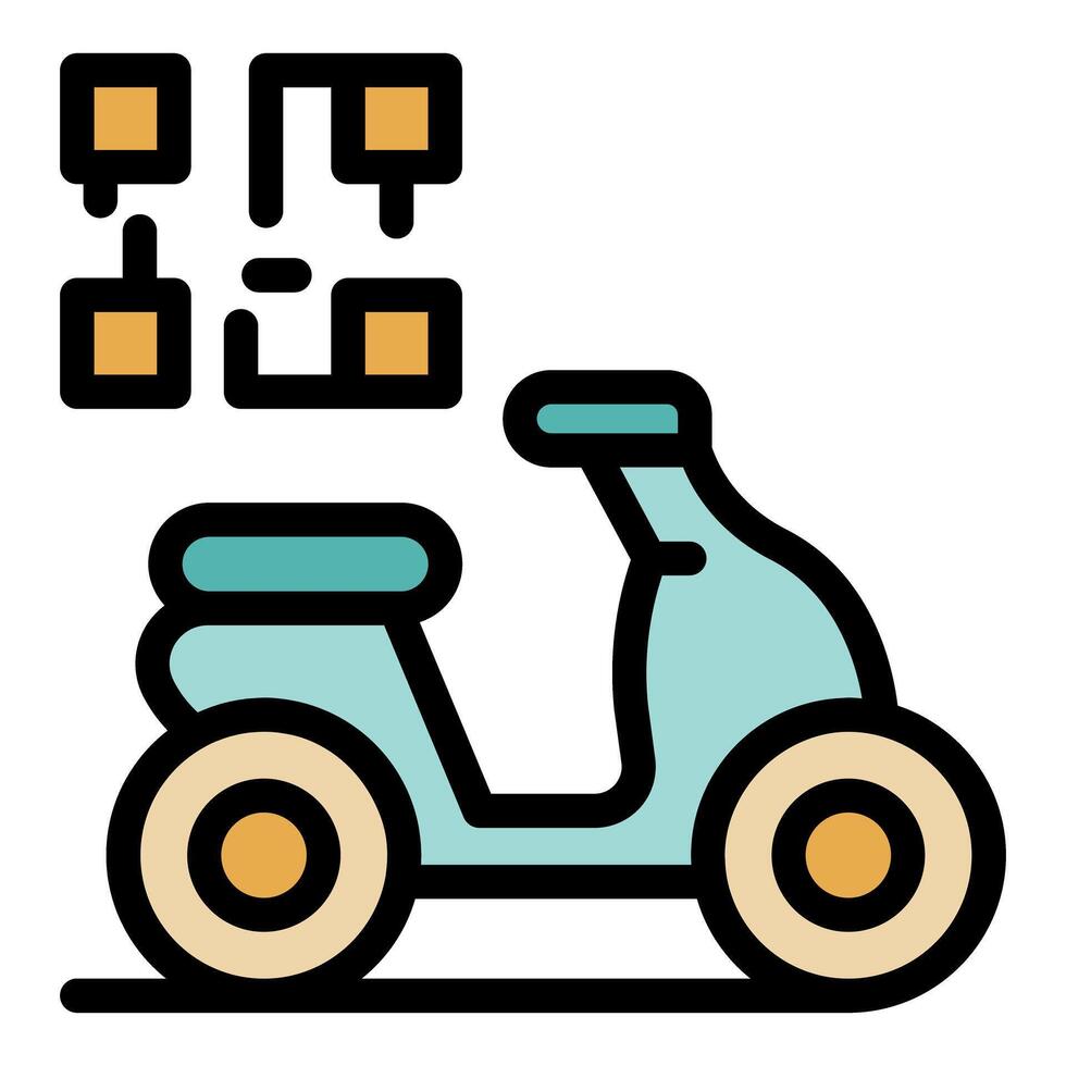 Scooter sharing app offering convenient and eco friendly transportation in a smart city vector