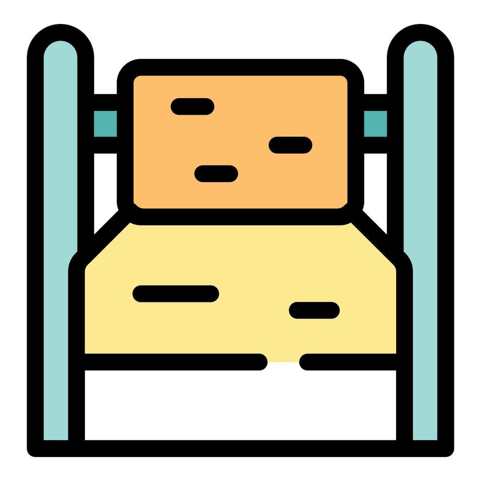 Climbing wall providing safe and engaging exercise for fitness enthusiasts vector