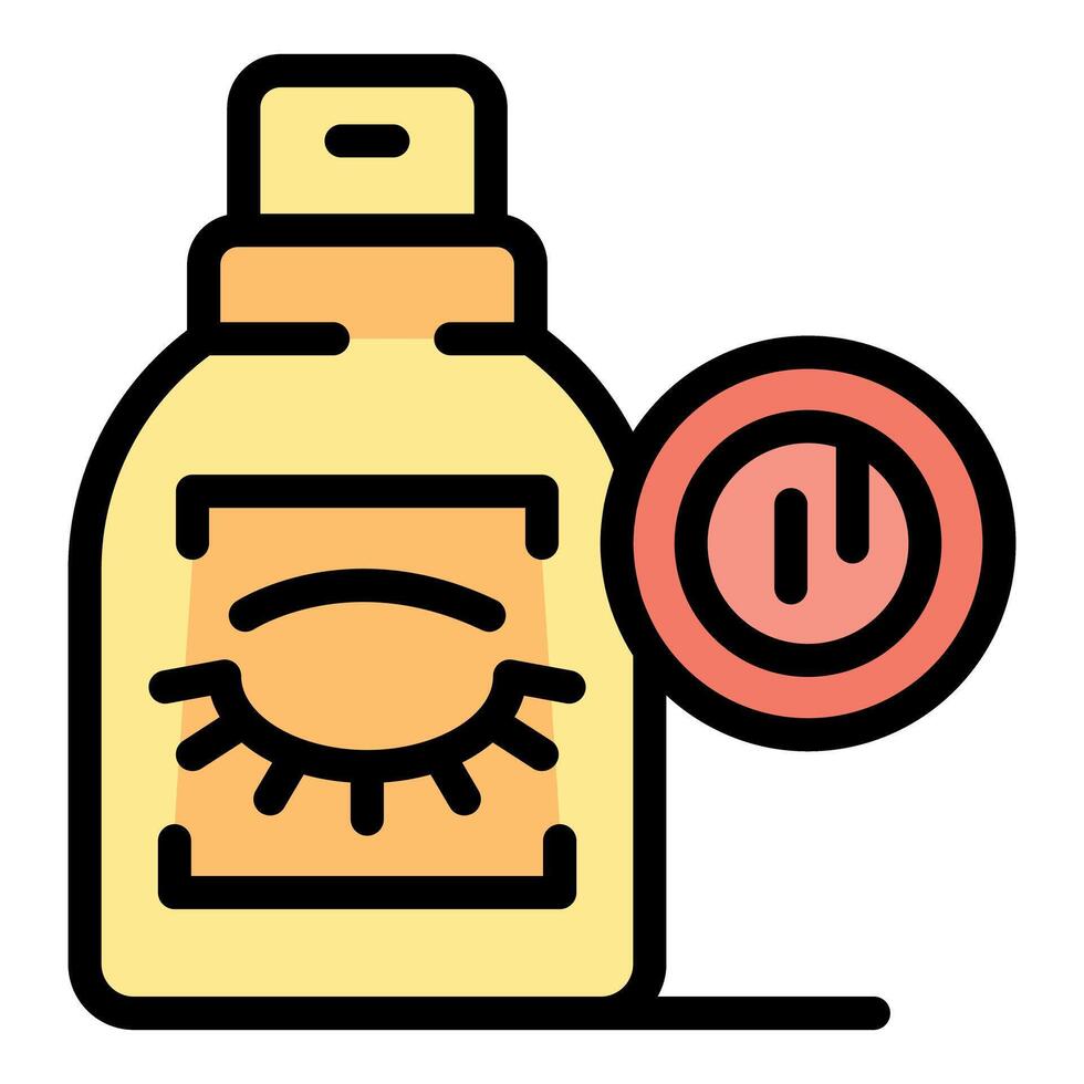 Waterproof sunscreen lotion protecting from sun rays vector