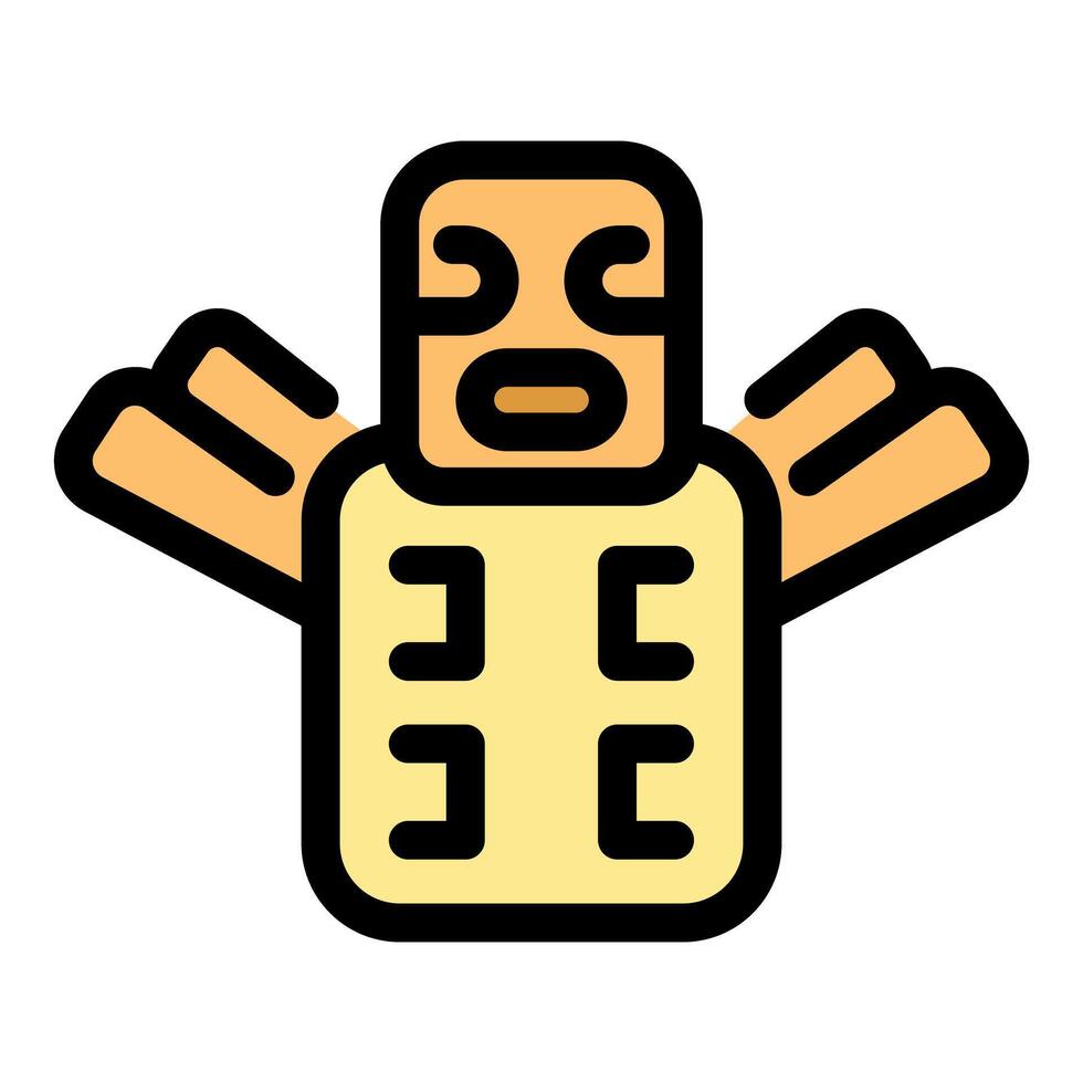 Pixel art inflatable wrestler raising arms in victory vector