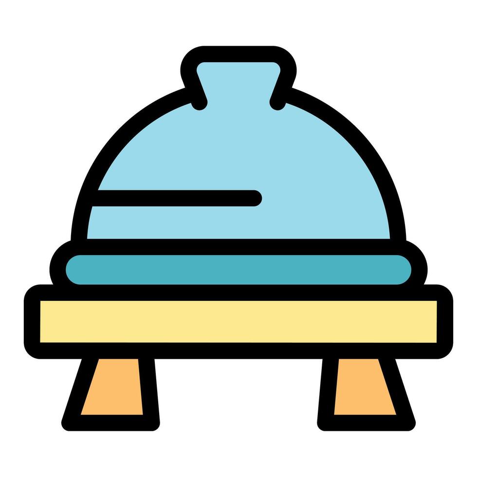Covered food tray resting on wooden table, ready to serve vector