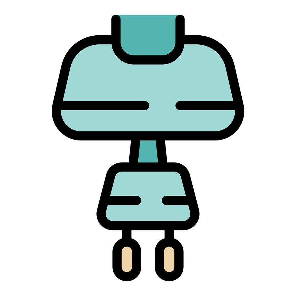 Funicular cable car transporting passengers up mountain slope vector