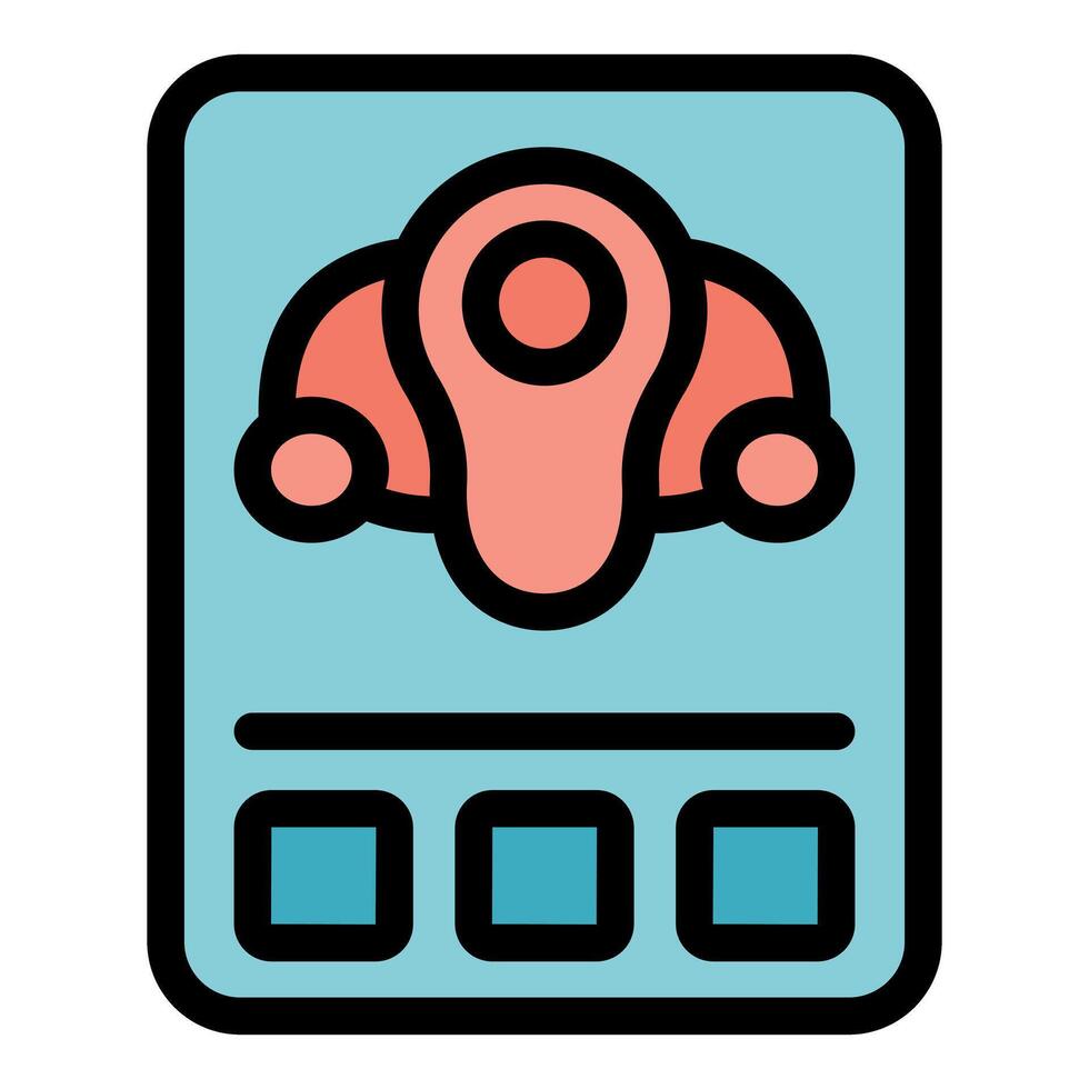 Car sharing app showing location and options on smartphone screen vector