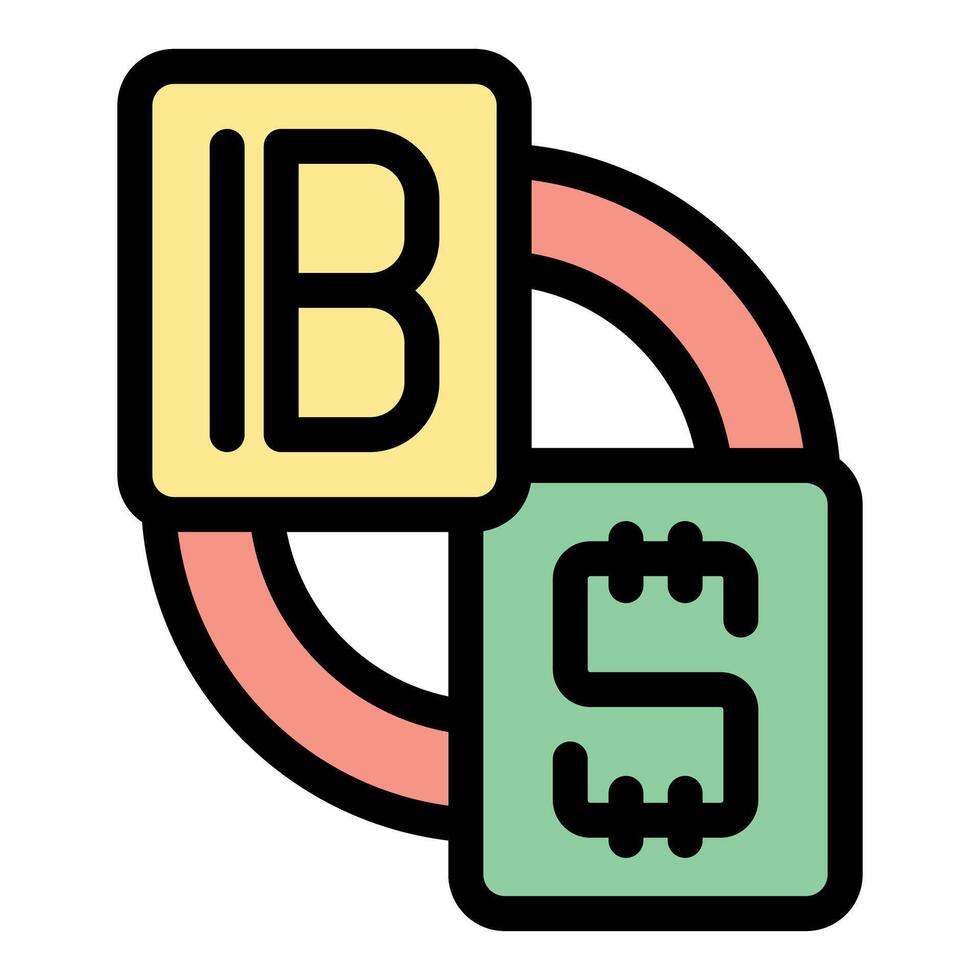 International business converting currency and exchanging money vector