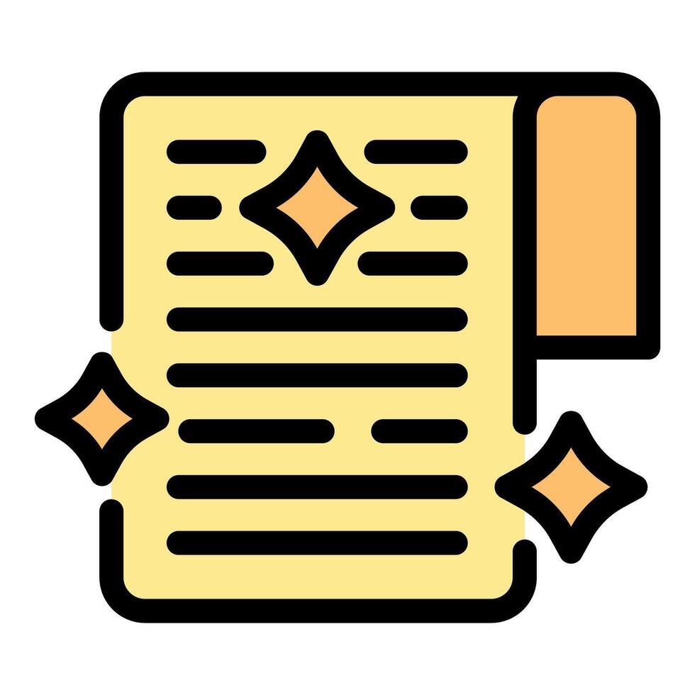 Content is shining, showing content creation process vector