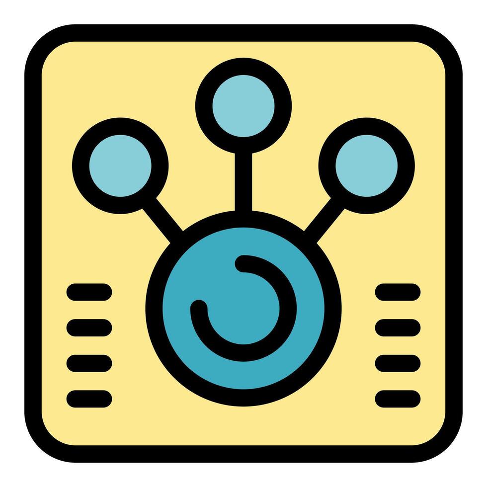 Software development representing innovative technology and data analysis vector