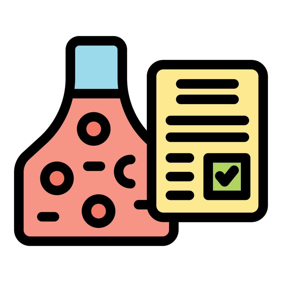 Approved veterinary medicine for pets with verification check mark vector