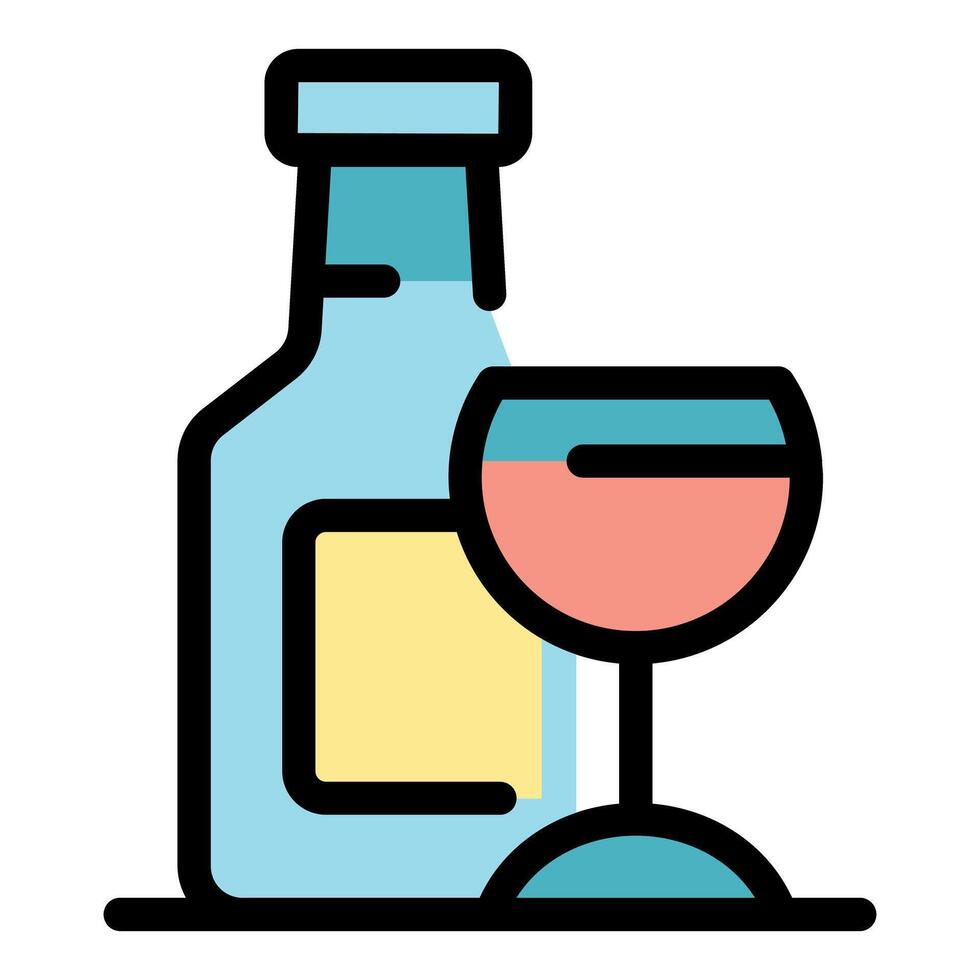 Wine bottle pouring into elegant glass, a celebration of fine wine vector