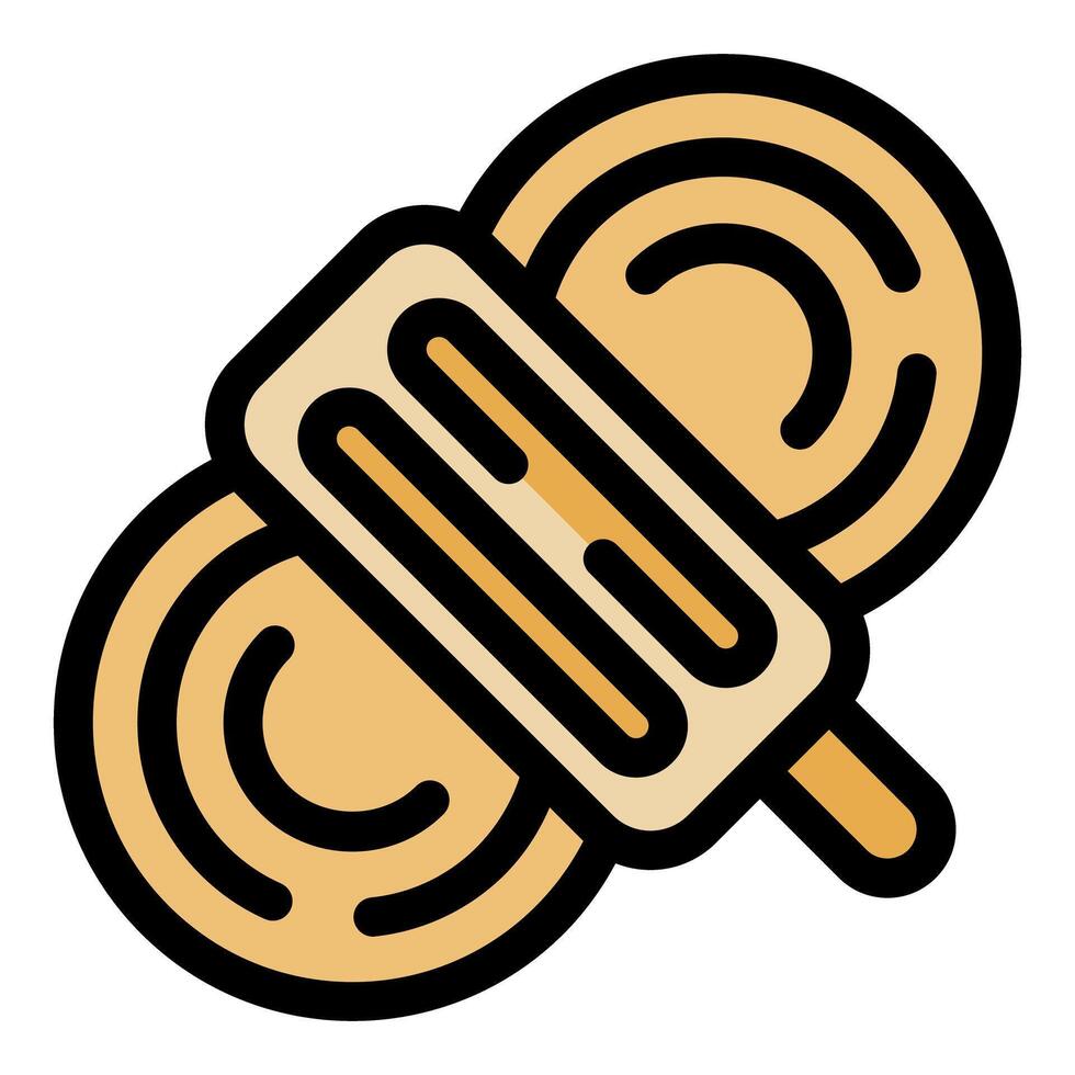 Honey dipper harvesting natural sweetener from honeycomb vector