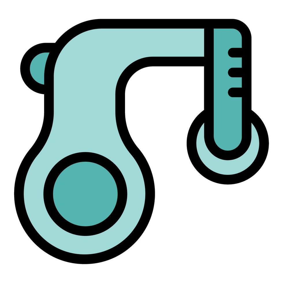 Retractable measuring tape showing centimeters being pulled out vector