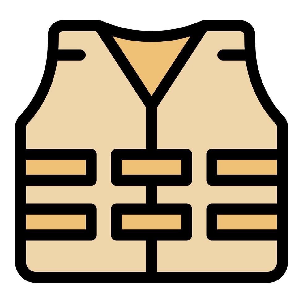 Safety vest ensuring protection and visibility during emergency situations vector