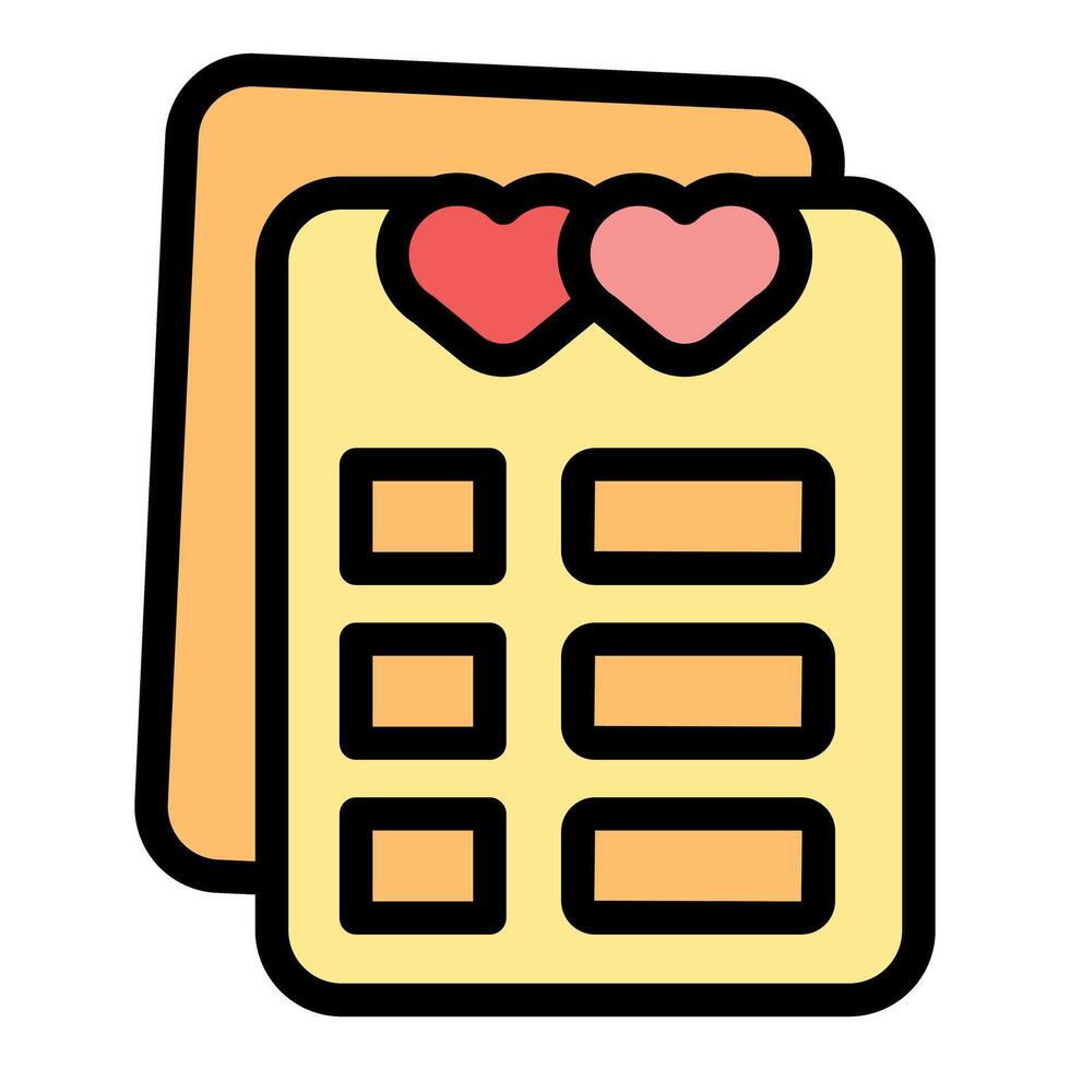 Sharing romantic moments with online calendar and two hearts vector
