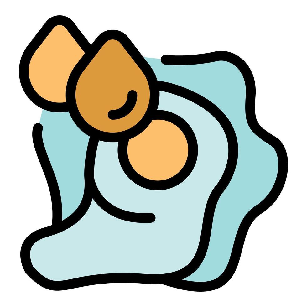 Fresh oyster with seasoning and lemon juice being prepared for consumption vector