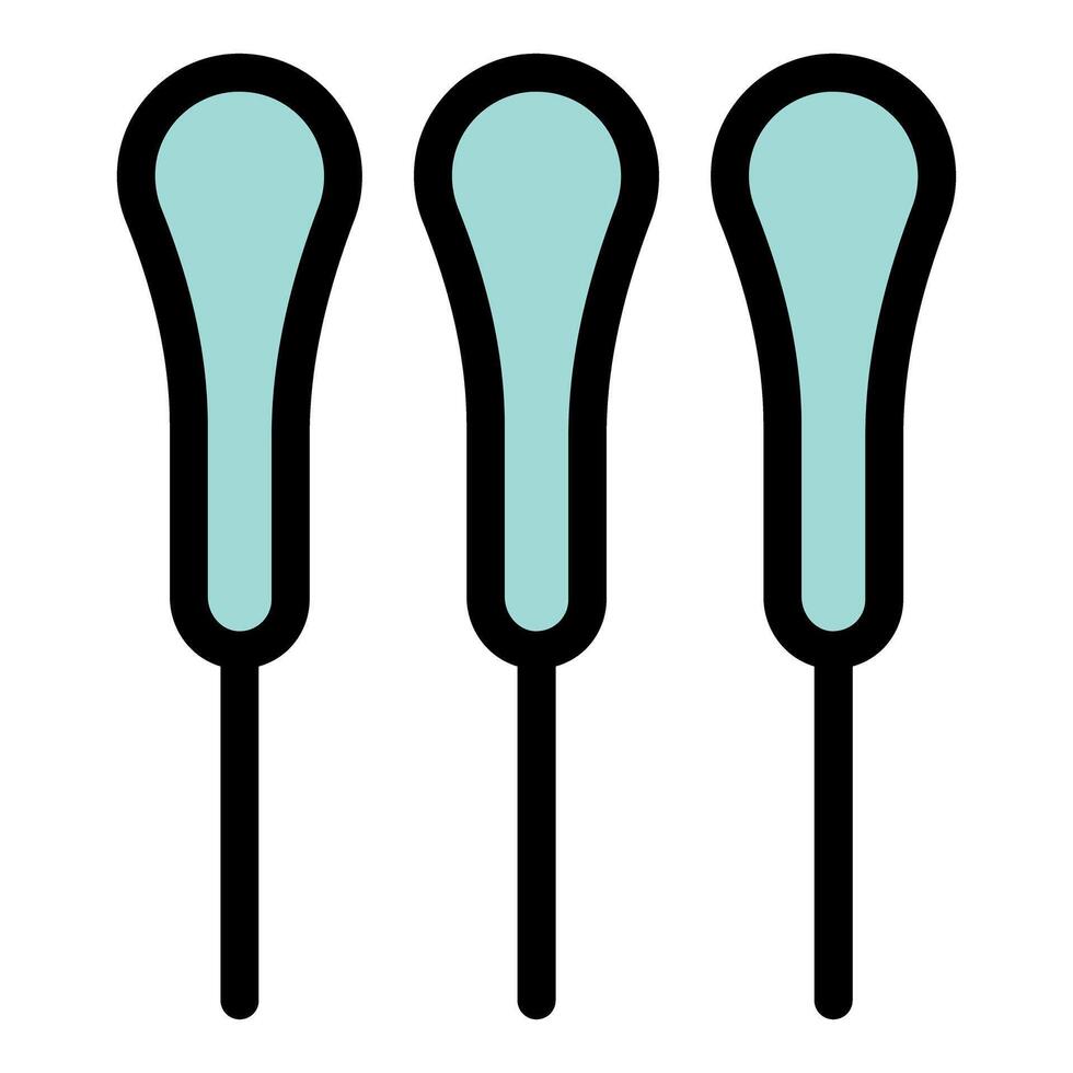 Cotton buds showing hygiene and healthcare for ear cleaning vector