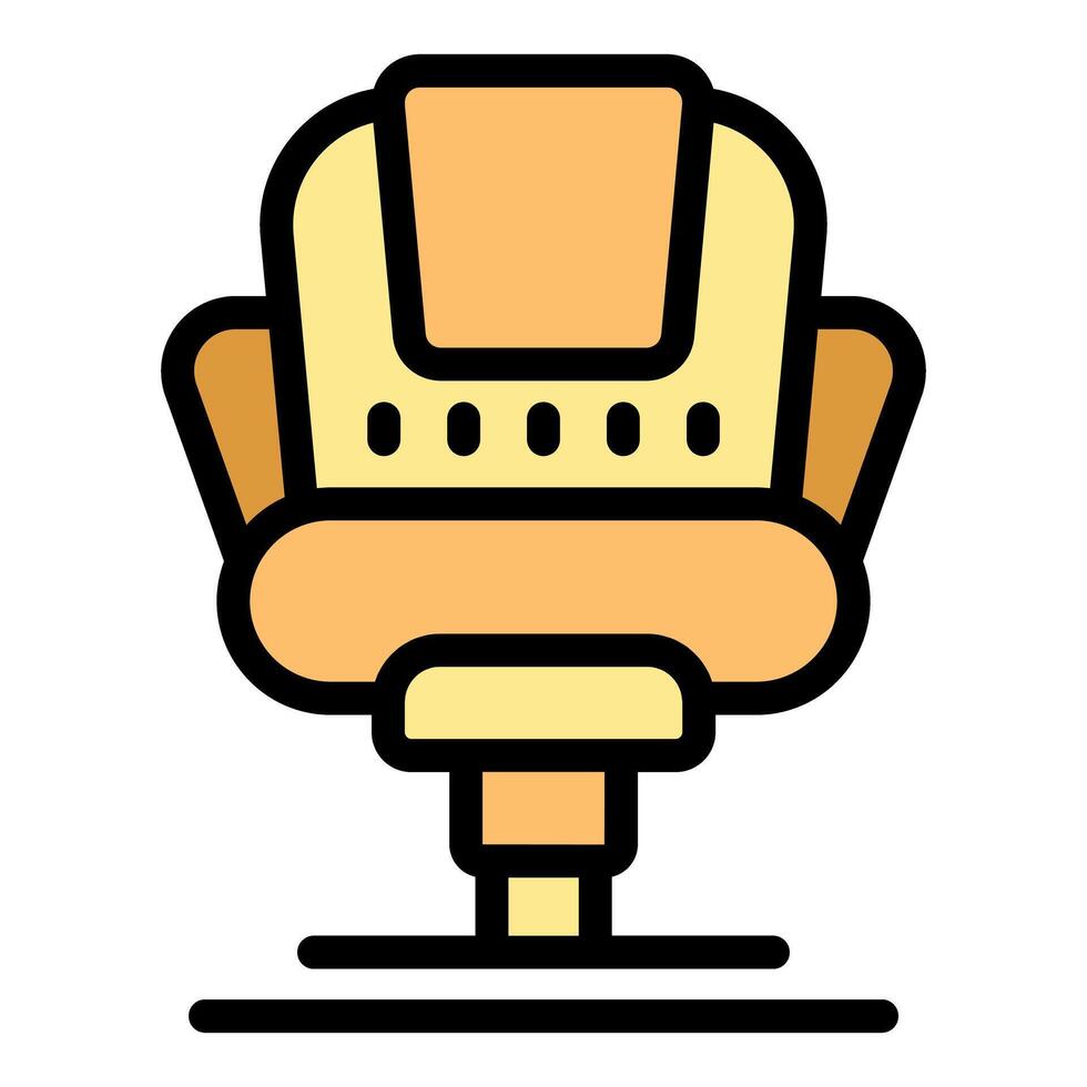 Comfortable modern office chair promoting productivity and ergonomics vector