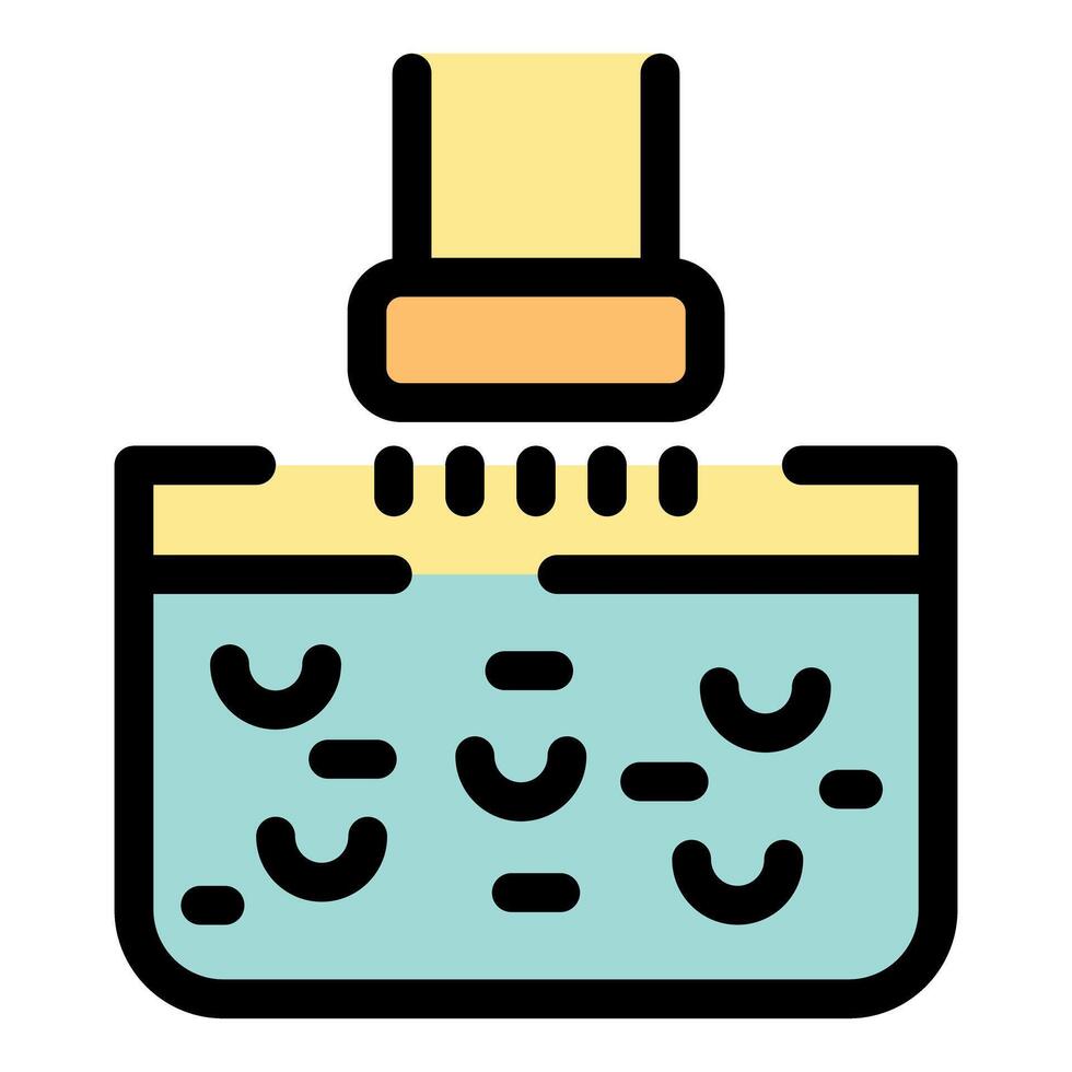 Magnetic field generating electromagnetic radiation affecting particles in liquid solution vector