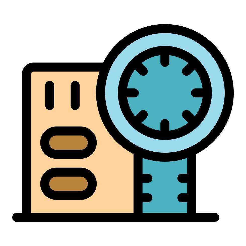 Smart parcel tracking system monitoring delivery time and location vector