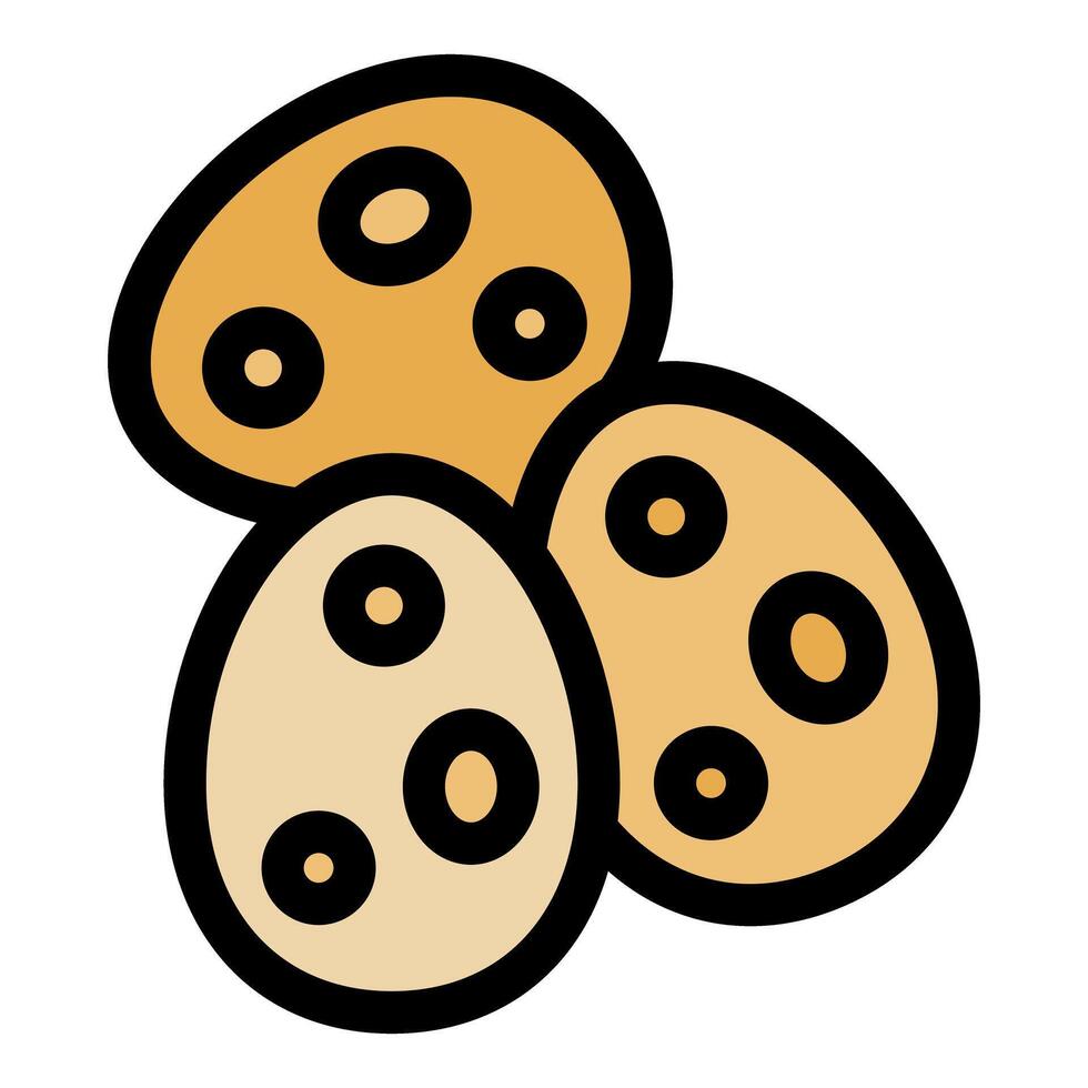 Quail eggs representing protein rich food and easter celebration vector