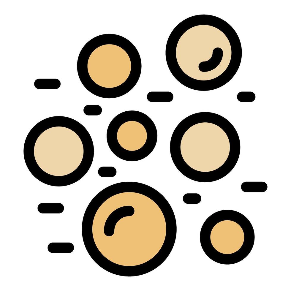 Staphylococcus aureus bacteria creating infection spreading through body vector