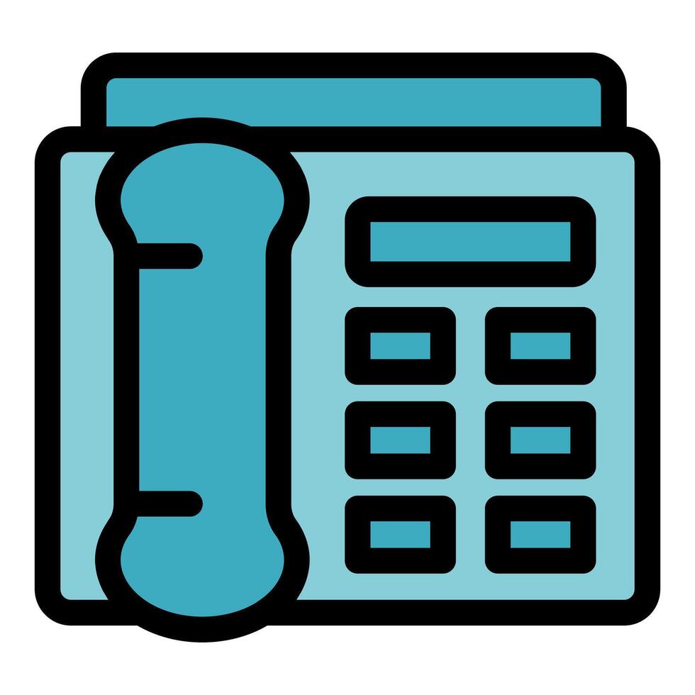 Office telephone device connecting people through communication vector
