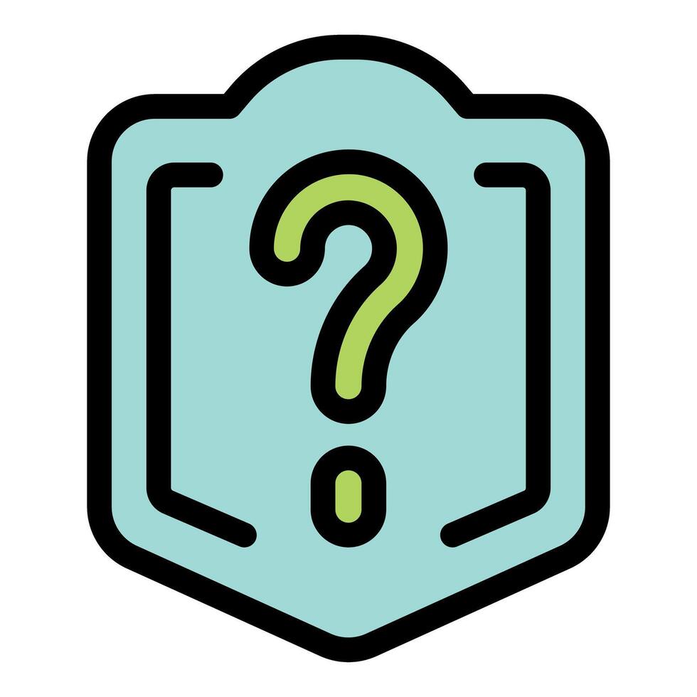 Question mark symbol displaying confusion and uncertainty vector
