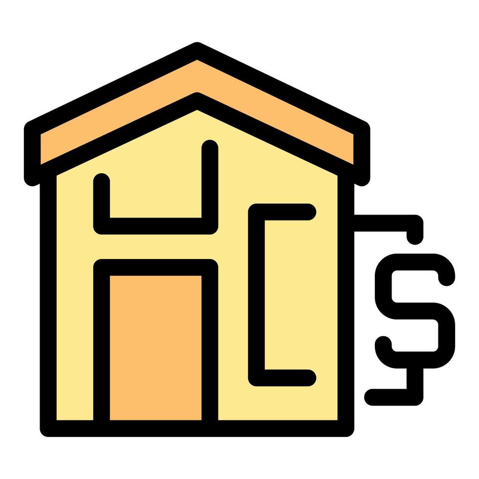 House price increasing showing real estate market boom vector