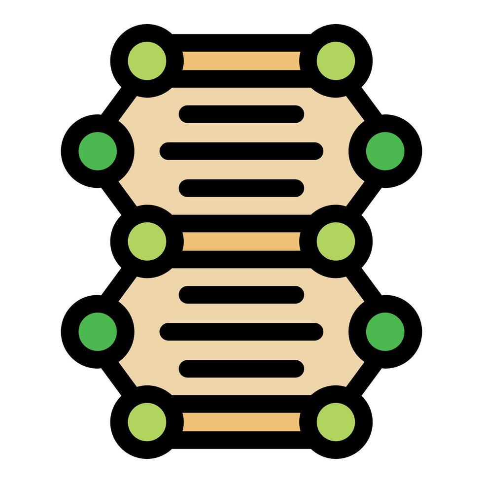 adn estructura representando genético código y biológico información vector
