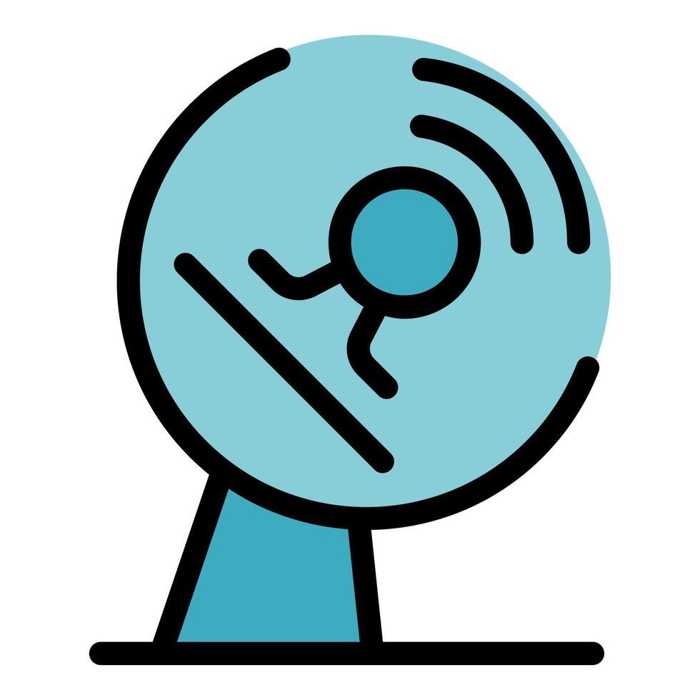 Hamster wheel rotating with hamster running inside, pet equipment icon vector