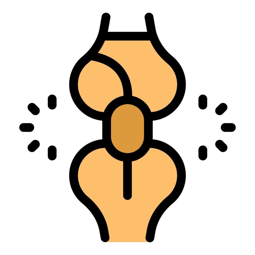 Joint pain icon representing arthritis and inflammation vector