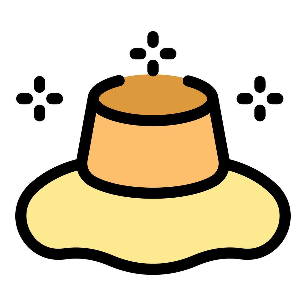 Bucket hat shining with cleanliness and softness vector