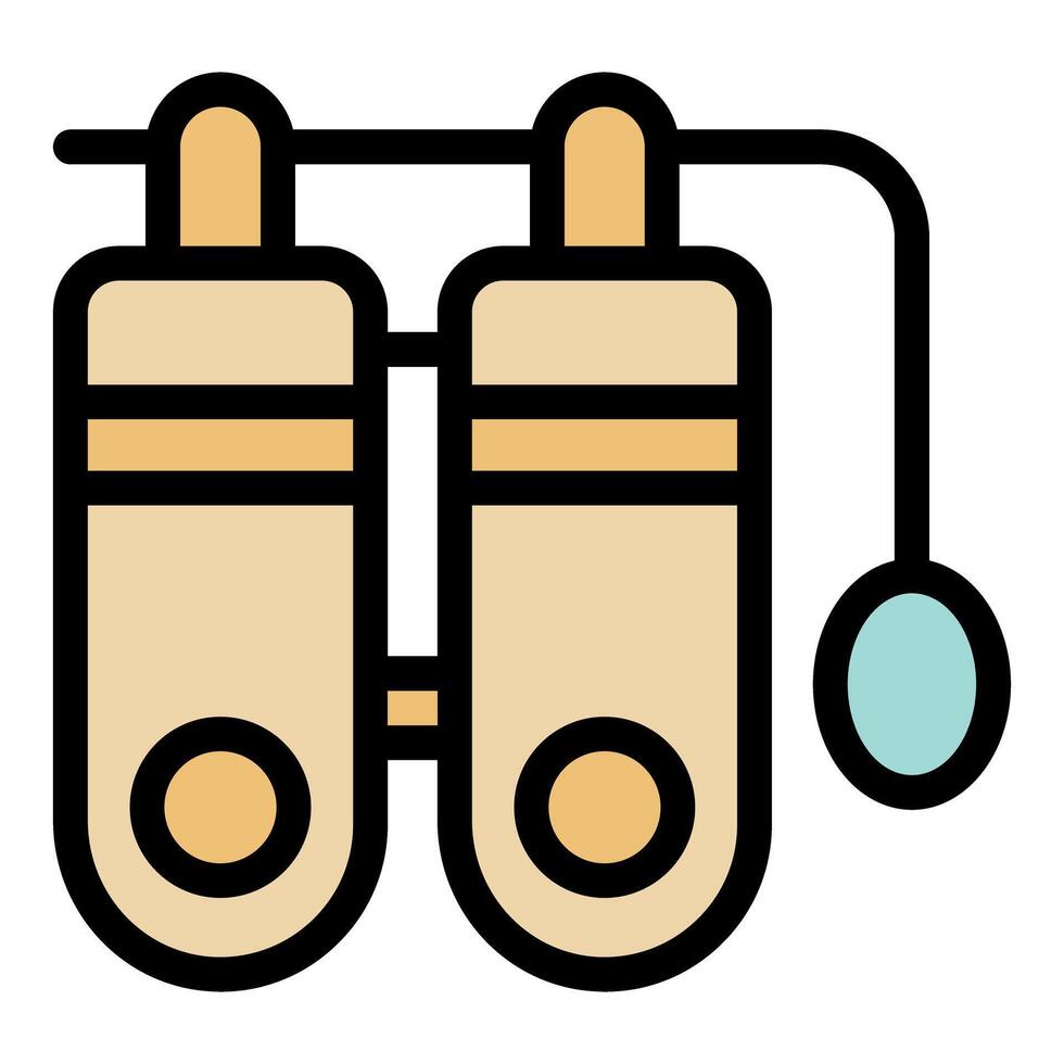 Double diving oxygen tank with pressure gauge showing air pressure vector