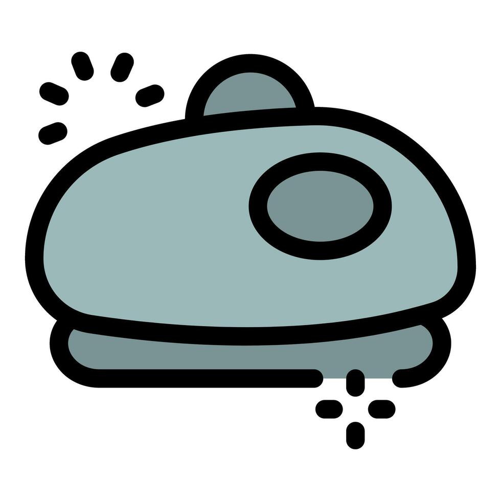 Futuristic flying vehicle hovering, embracing innovation and exploration vector