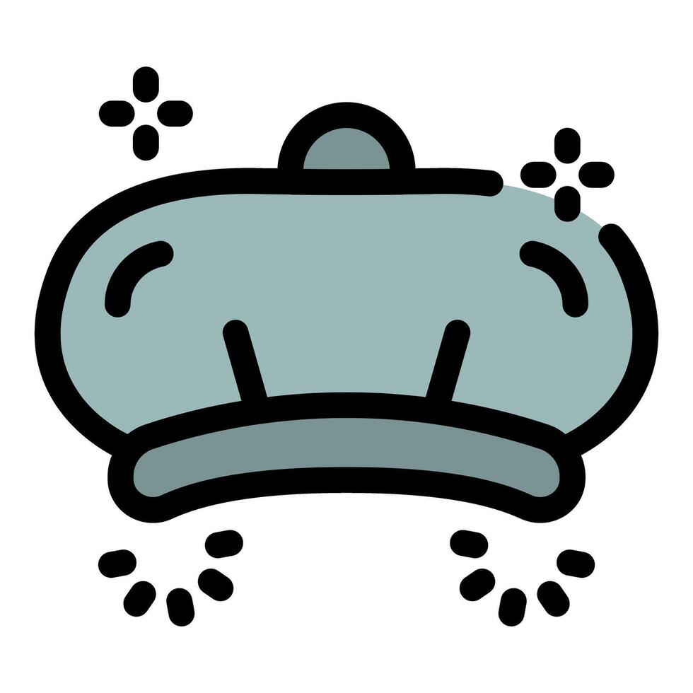 Sparkling clean chef hat, symbol of culinary excellence and hygiene vector