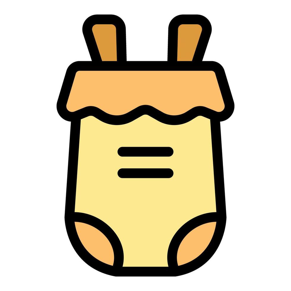 Baby clothes showing soft fabric for comfortable wearing vector