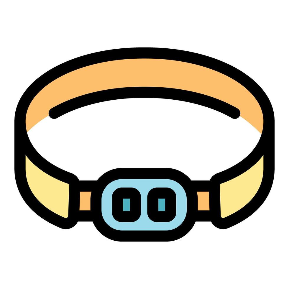 Smart belt with sensors measuring vital signs for healthcare monitoring vector