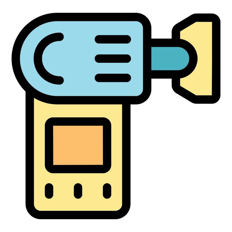 Electronic breathalyzer showing alcohol level test result on digital screen vector