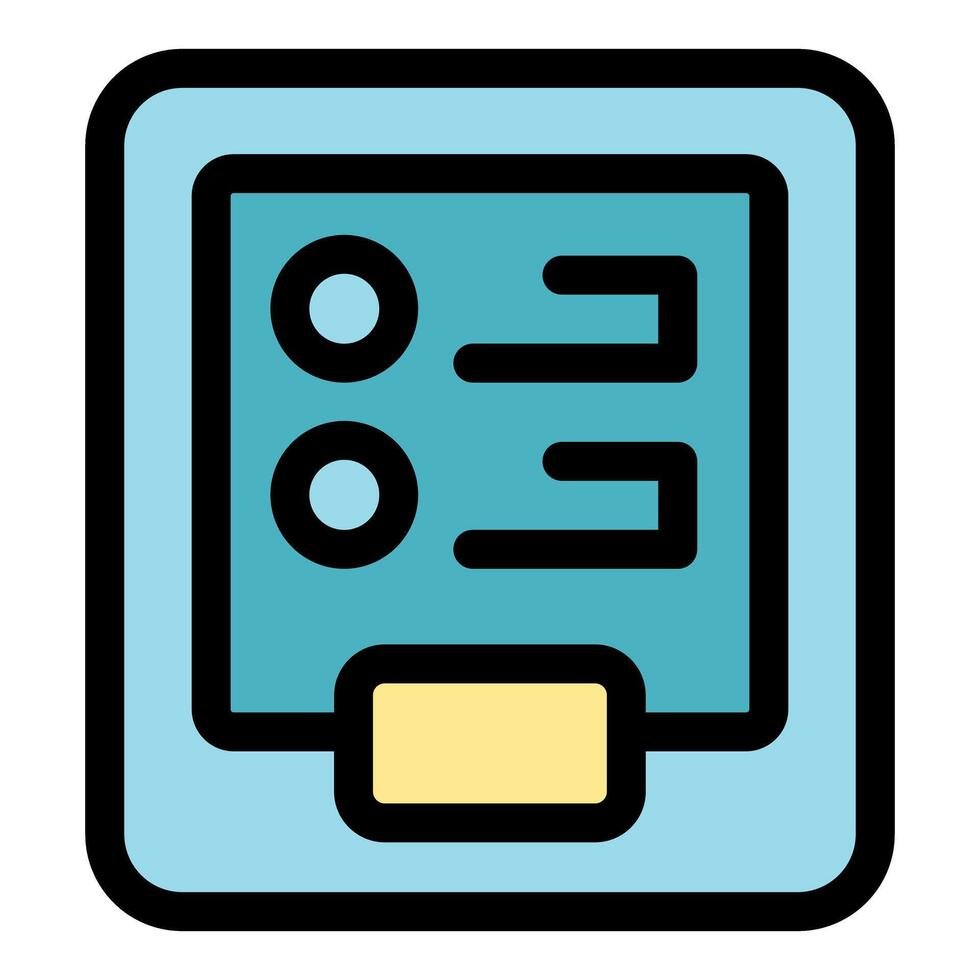 Interactive digital checklist enhancing productivity and organization vector