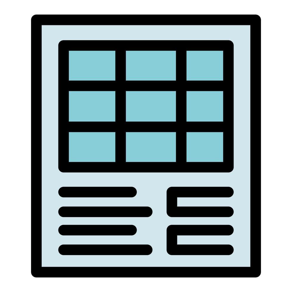 Modern touchscreen control panel with grid display and buttons vector