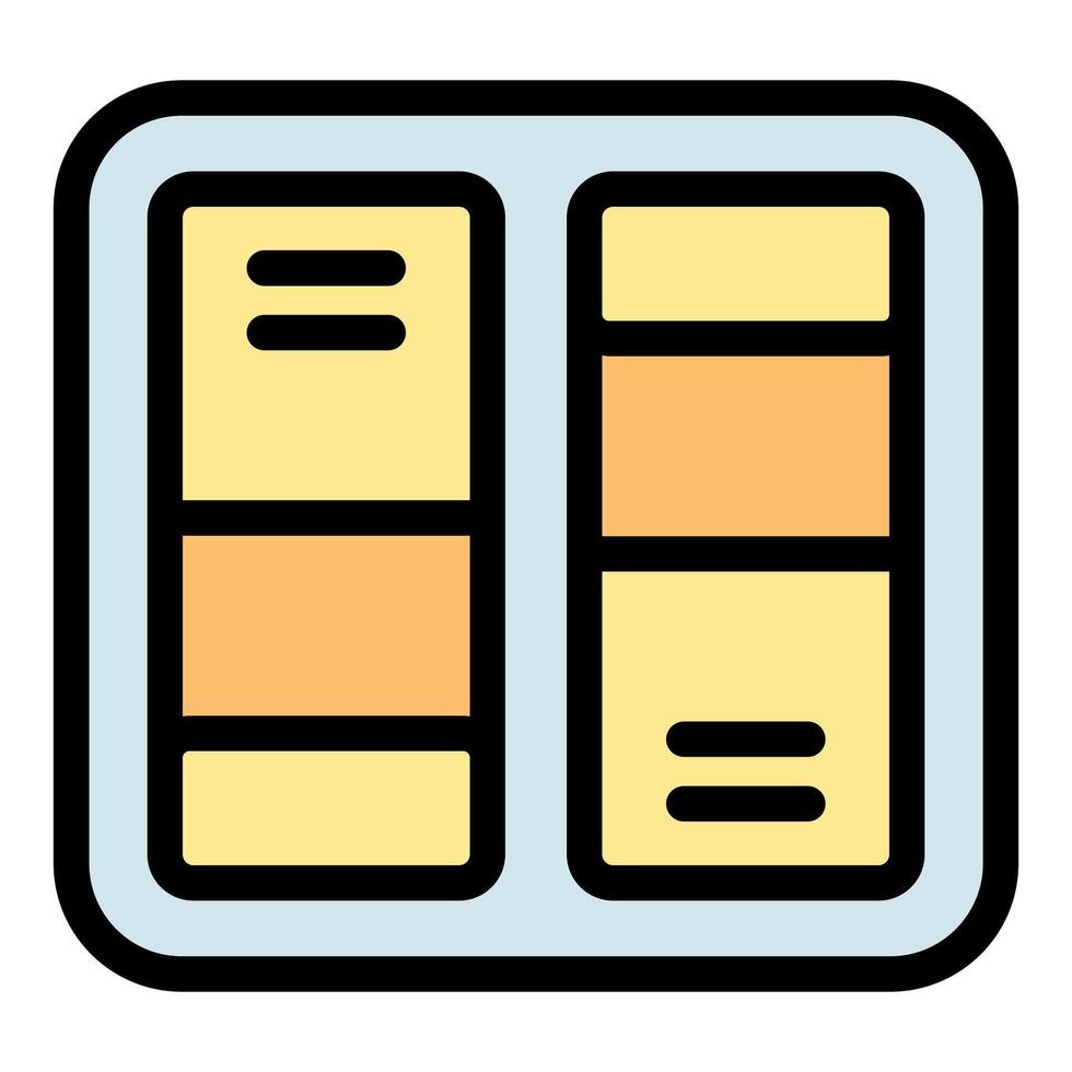 Comparing two layouts in web design process with placeholder text vector