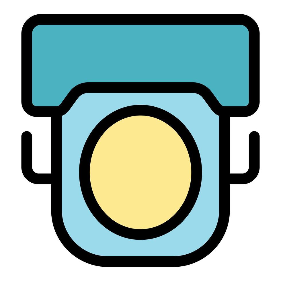 Modern instant print camera embracing nostalgia and simplicity vector