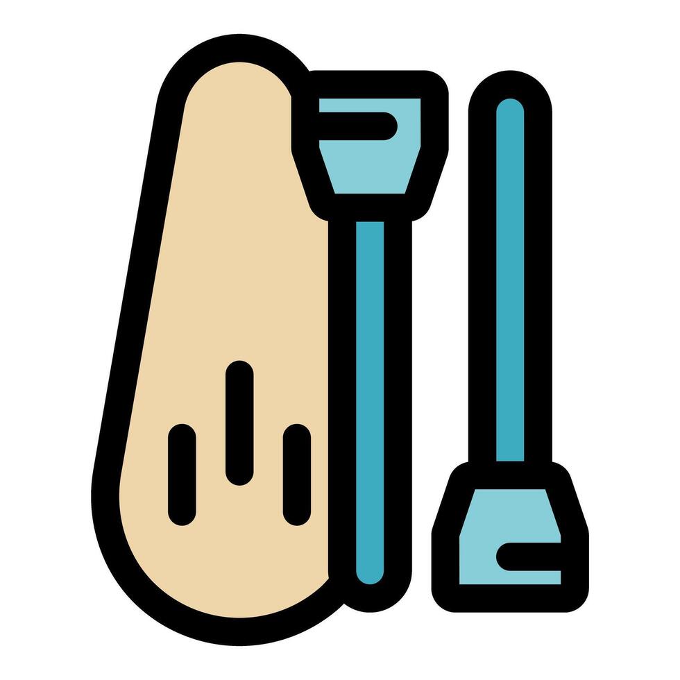 Repairing wall plastering tools for home renovation plastering trowel and float vector