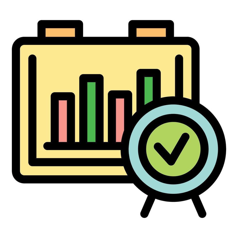 Achieving business goals with effective planning and strategy vector