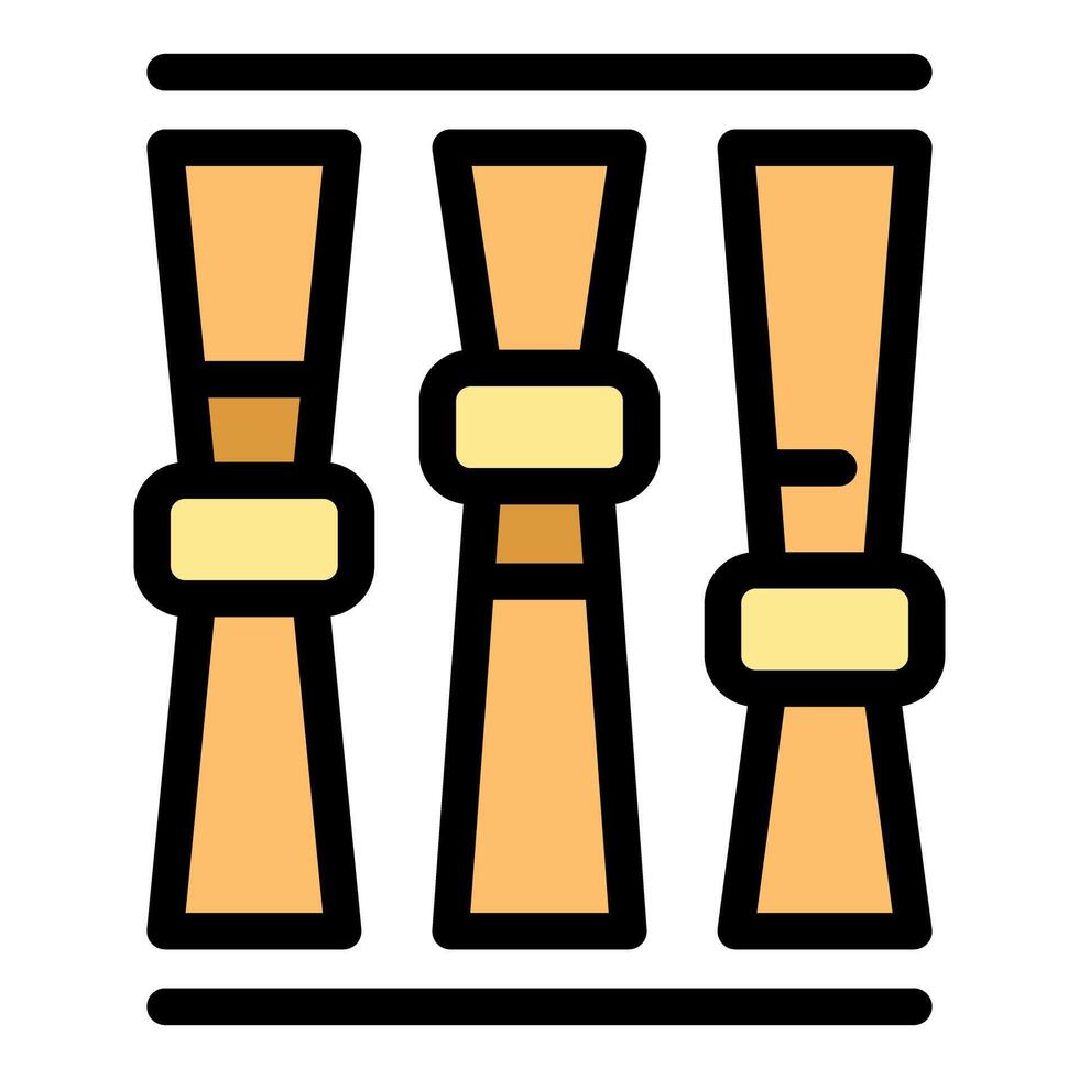 Oboe reeds pack for woodwind instruments musicians vector