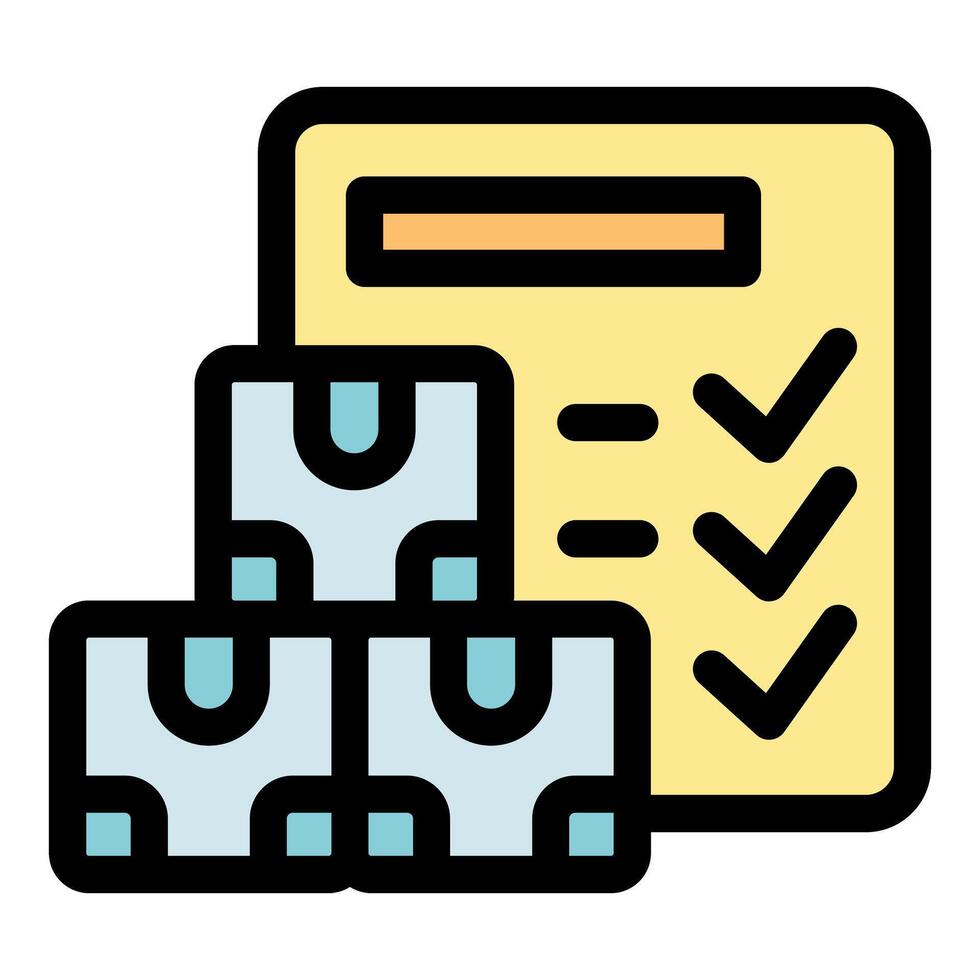 Stack of money completing checklist for business investment and financial success vector